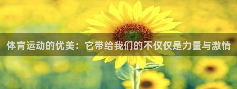 星速体育下载app官方：体育运动的优美：它带给我们的不仅仅是力量与激情